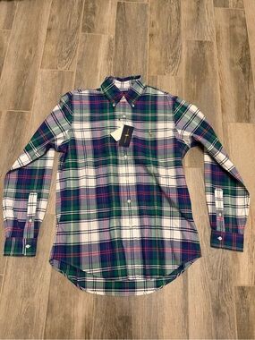 Polo Ralph Lauren
Classic Fit Plaid Oxford Button-Down Shirt